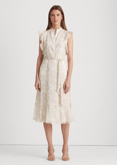 Women's Ralph Lauren Paisley Georgette Dresses | 416752XYA